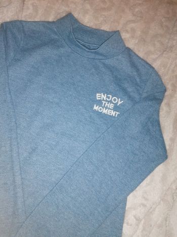 Sous-pull ❄️ col montant manches longues garçon 12 ans