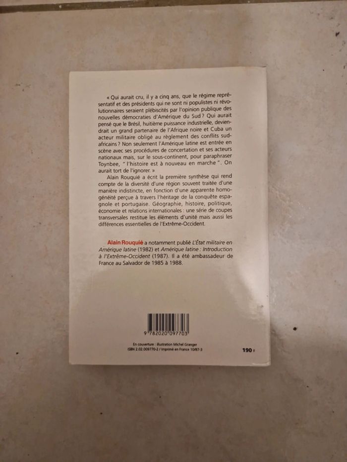 Livre Amérique latine introduction à l'extrême ocident - photo numéro 2