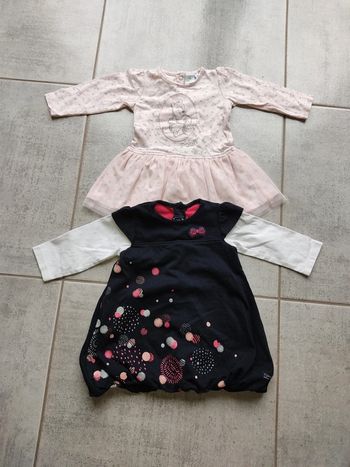 Lot de 2 robes à manches longues