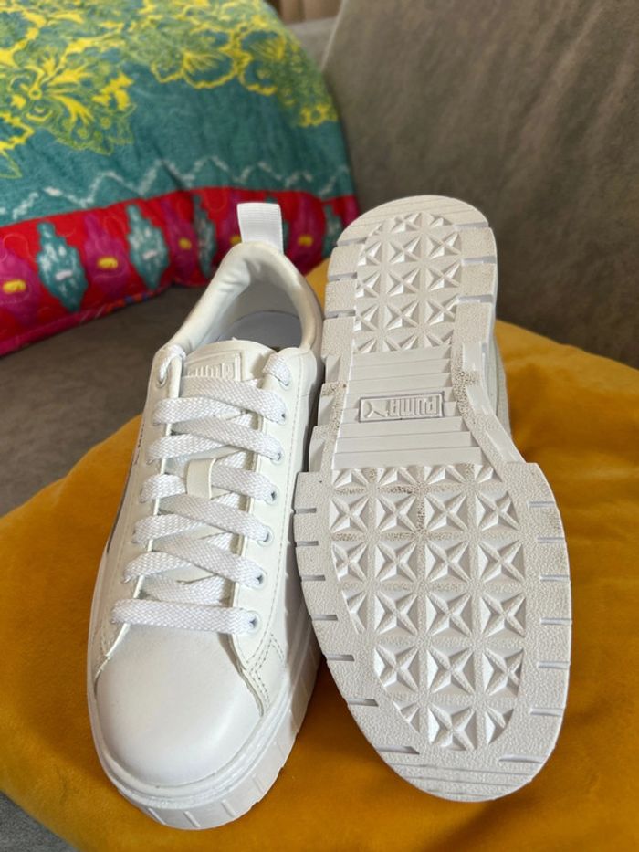 Baskets Puma Mayze blanches - photo numéro 4