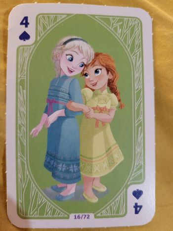 Carte La Reine des Neiges 2 Disney Carrefour 16/72