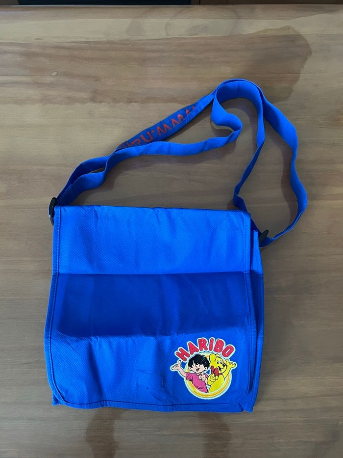 Sac bandoulière bleu HARIBO NEUF