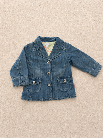 Veste en jean's 12 mois