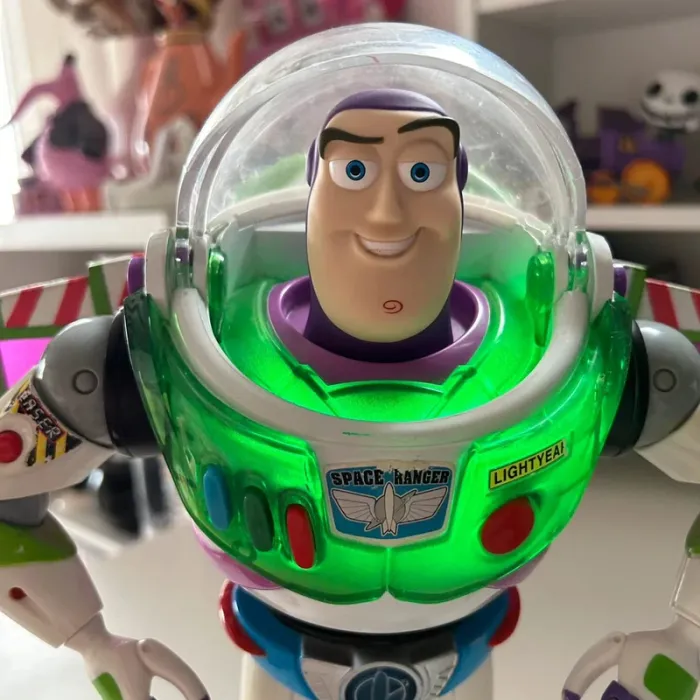 Buzz l'éclair français ceinture lumineuse toy story vintage - photo numéro 2