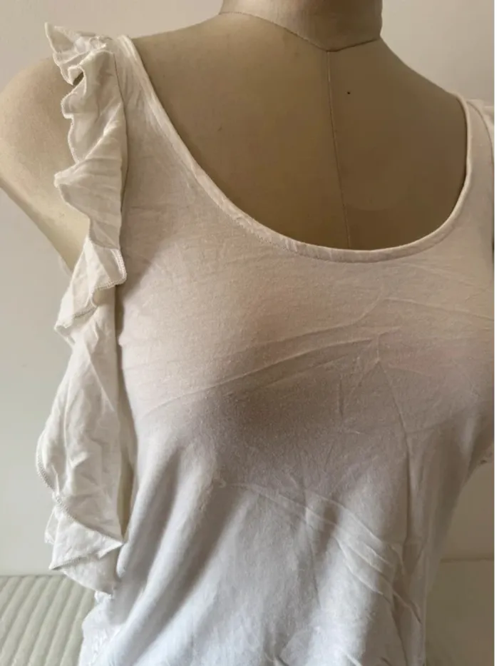 Débardeur blanc taille XS - photo numéro 2