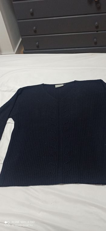 Pull Bleu marine t. 46/48