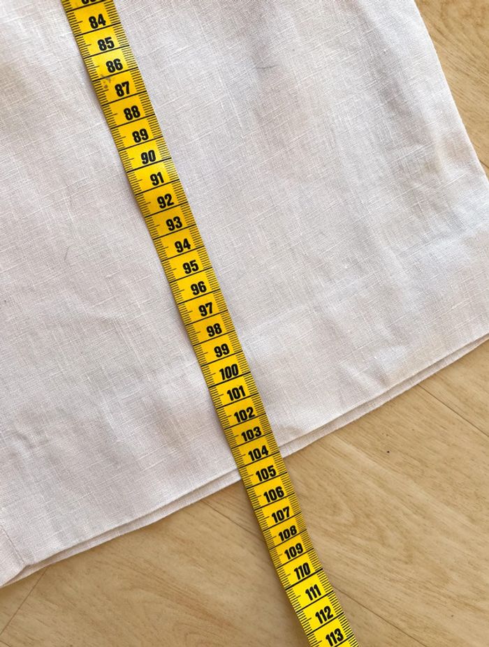 Pantalon beige femme en lin fait sur mesure au Vietnam taille 38 - photo numéro 9