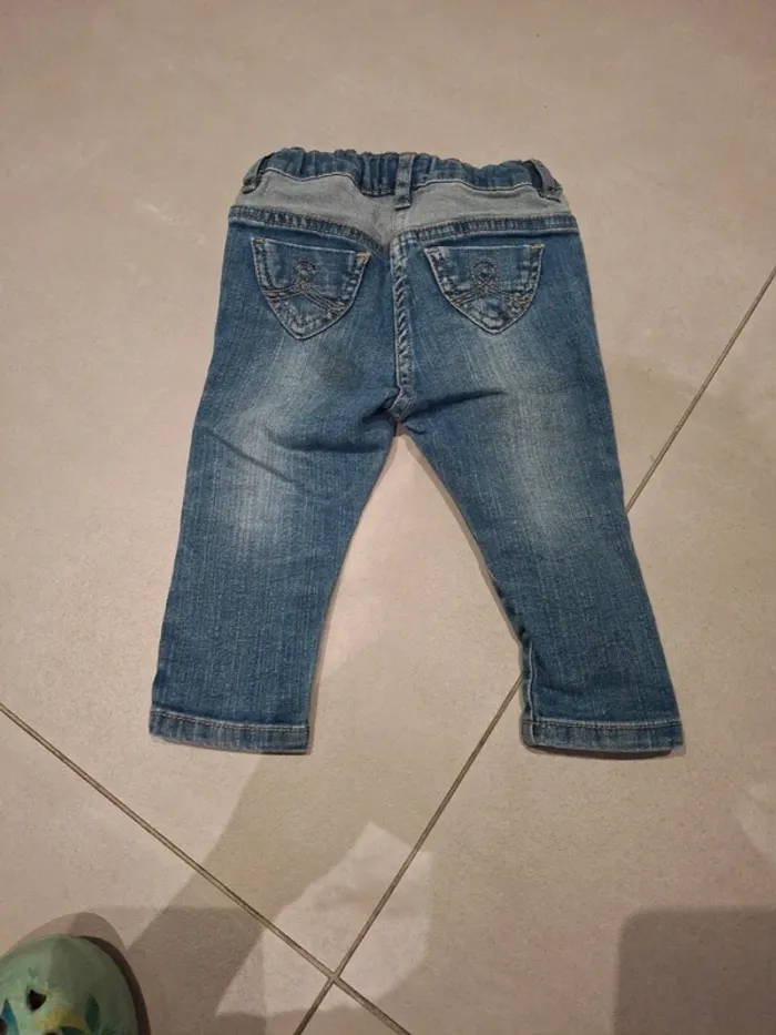 Lot de 6 pantalons fille 12 mois - photo numéro 4
