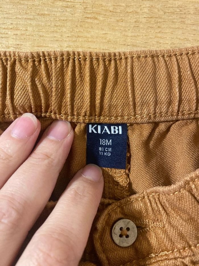 Pantalon fluide marron bébé - photo numéro 2