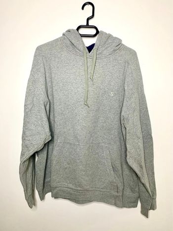 Pull à capuche / hoodie Starter USA vintage gris logo brodé