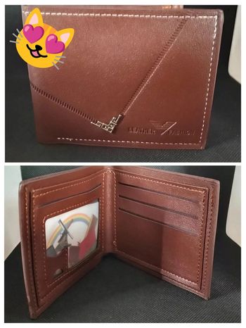Porte feuille marron ou noir