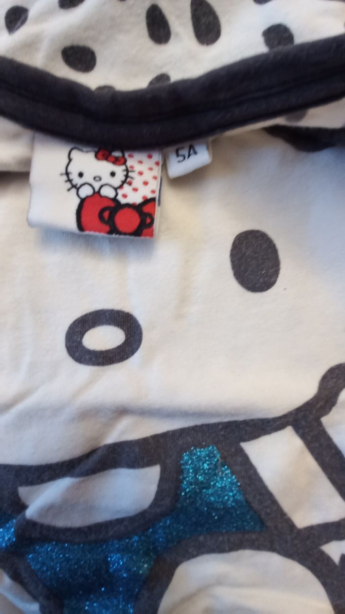 T-shirt fille 5 ans Hello Kitty - photo numéro 3