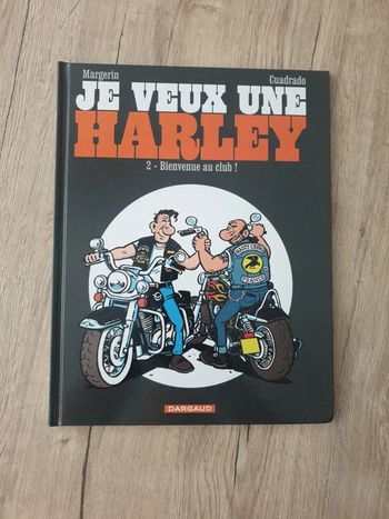 Bande dessinée Je veux une harley