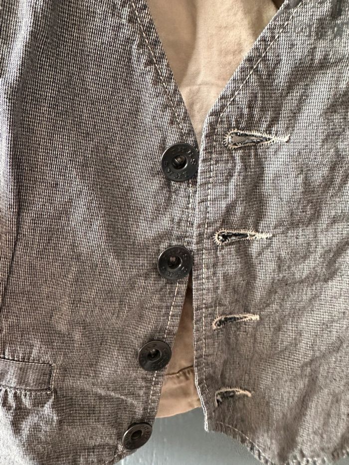 Magnifique gilet de cérémonie sans manches IKKS 2 ans - photo numéro 2