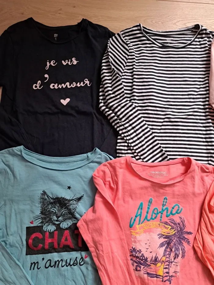 Lot t-shirts 8A - photo numéro 3