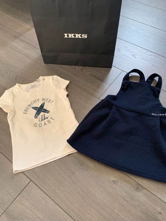 Ensemble robe et tee shirt ikks 2 ans