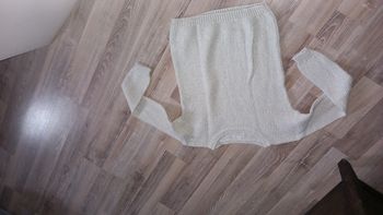 Pull beige irisé Monoprix 10 ans fille tbe 