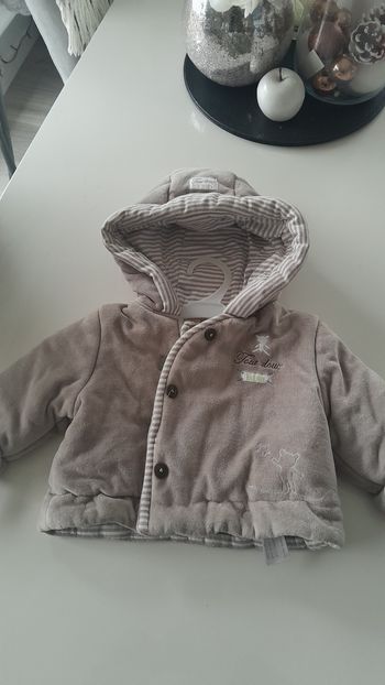 Manteau chaud avec moufles garçon orchestra 6 mois