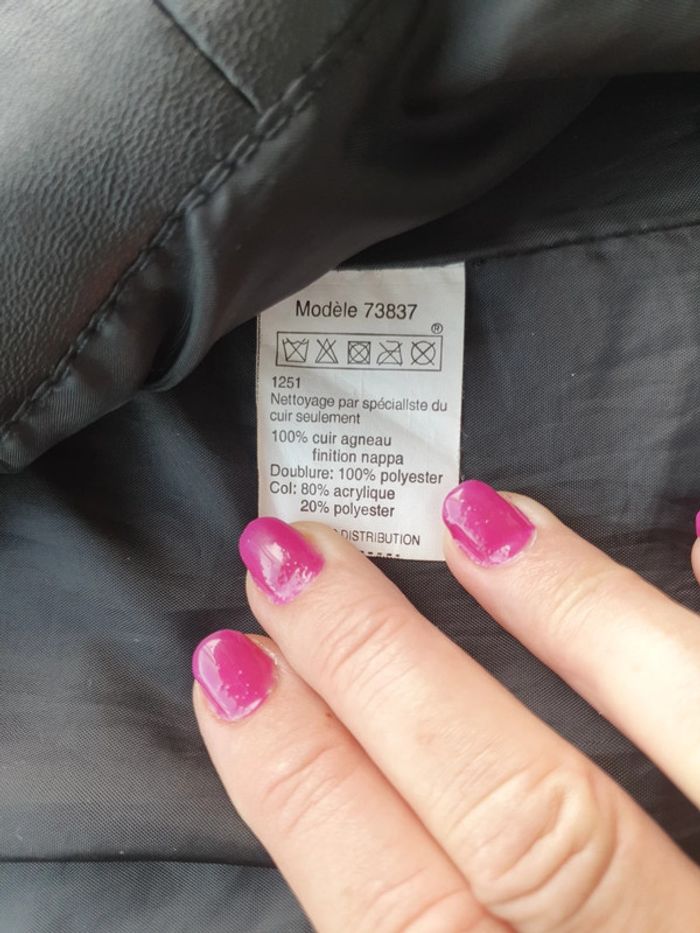 Manteau long en cuir souple - photo numéro 2
