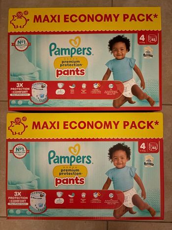Couches Pampers Premium Protection Pants Taille 4 Neuf