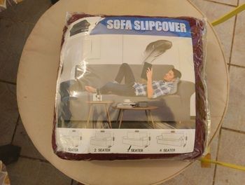 Housse de canapé déperlante 3 places neuve