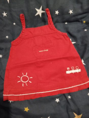 Robe rouge _ 3 mois 