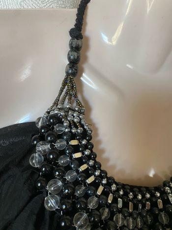 Tunique d'été perles encolure 38/40