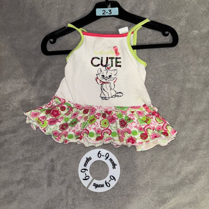 Lot haut débardeur bébé fille 6 mois - photo numéro 2