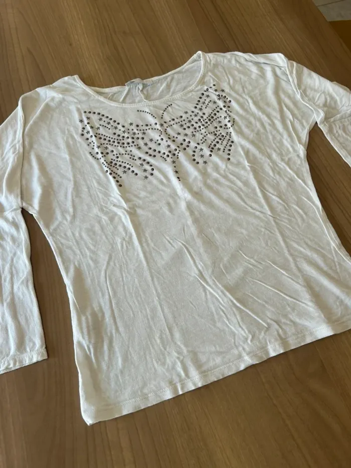 Haut manches 3/4 promod taille M - photo numéro 5