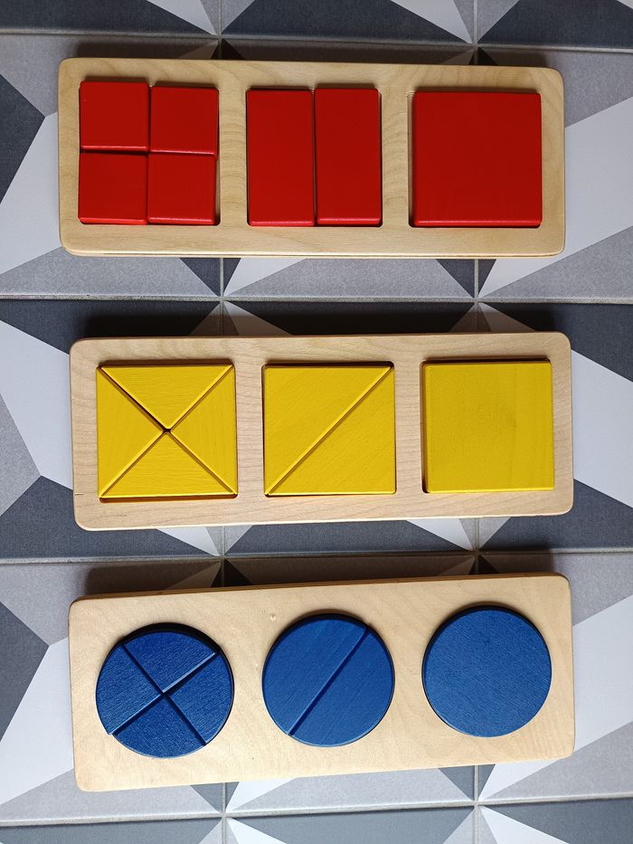 Lot de 3 systèmes Montessori BSM jeux