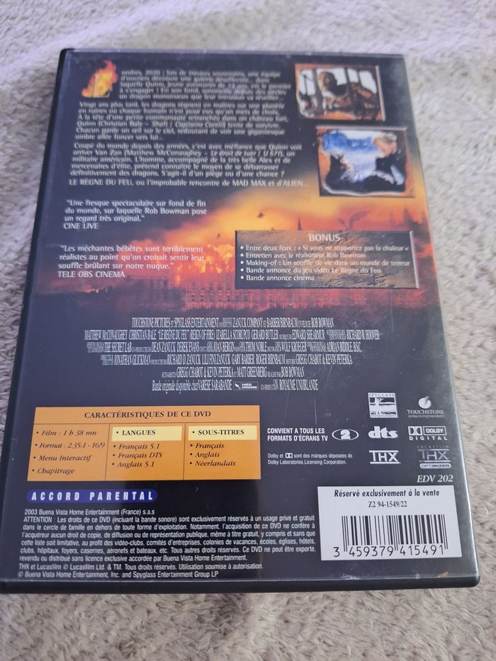DVD Le règne du feu - photo numéro 2