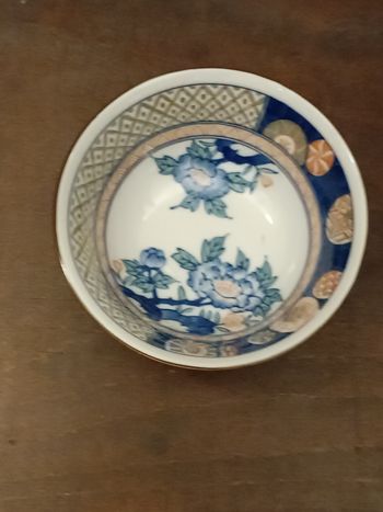 Bol porcelaine floral 