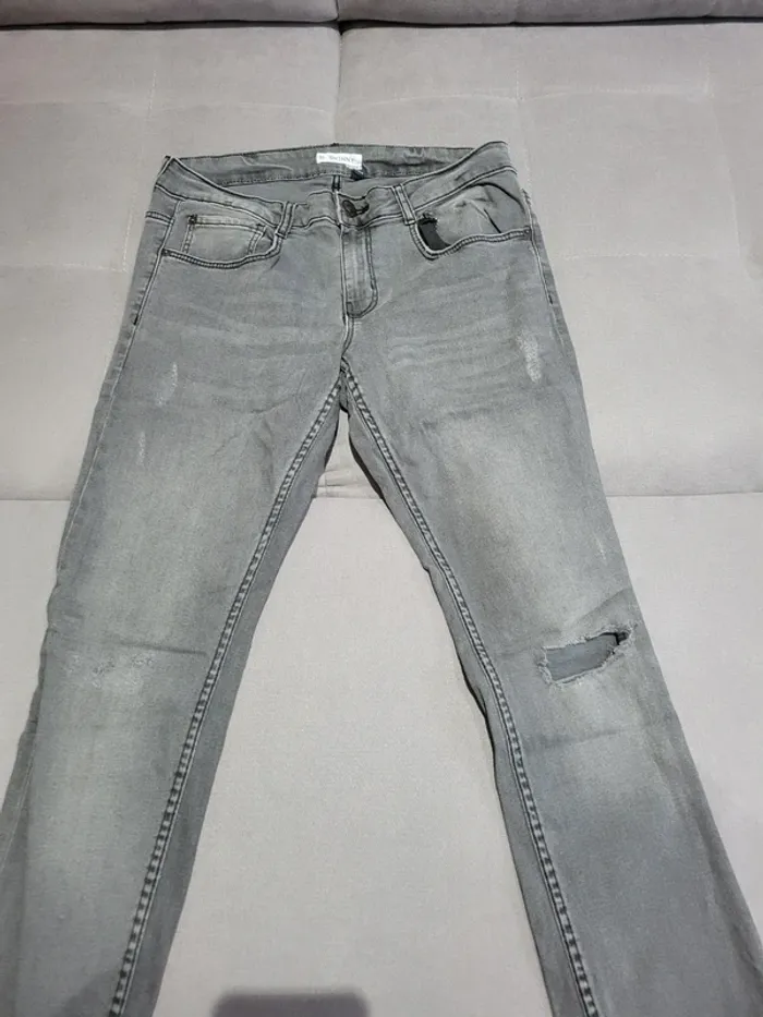 Jeans gris kiabi 176 /182 cm - photo numéro 3