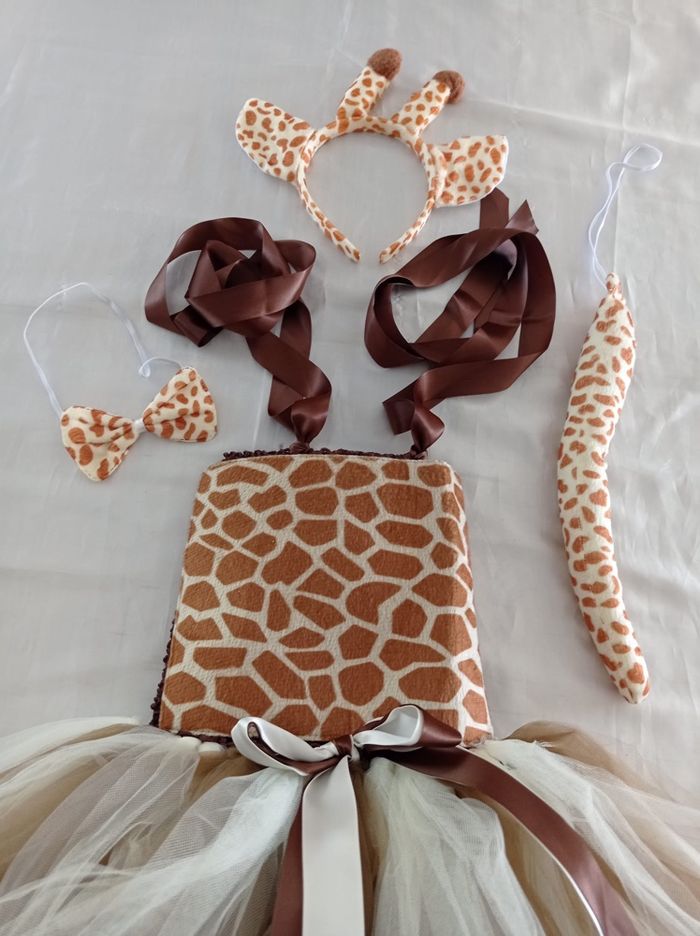 Déguisement girafe et accessoires 5ans
