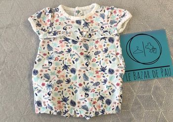 Barboteuse colorée - 1 mois