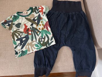 Lot T shirt et sarouel