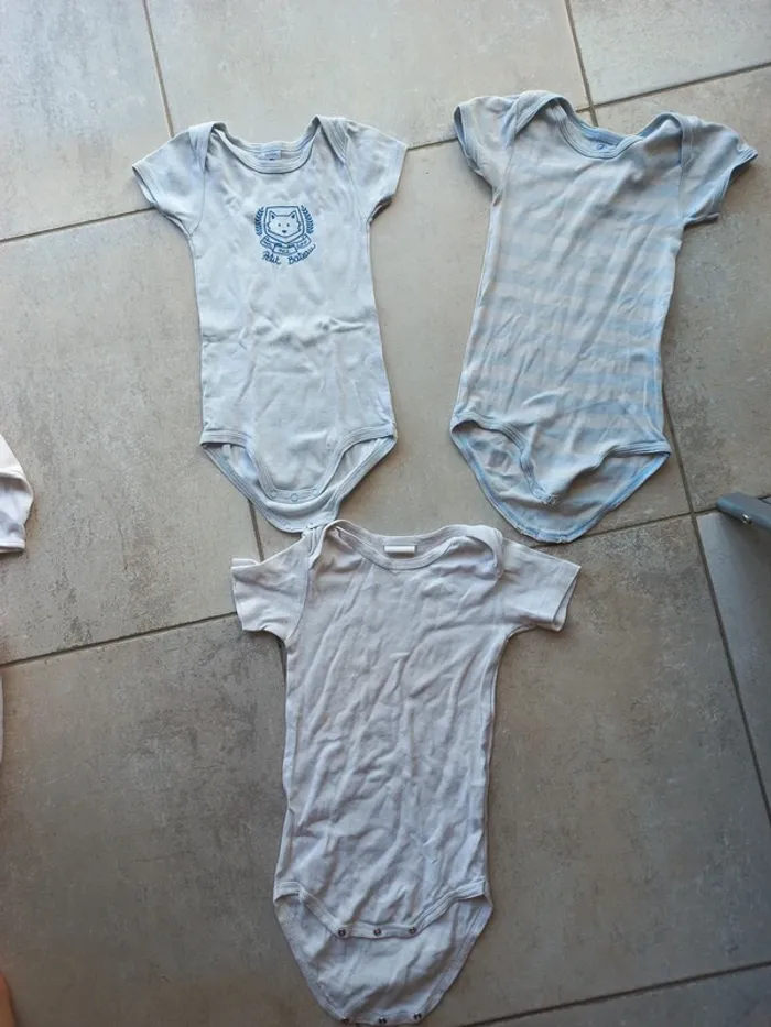 Lot de 6 bodys manches courtes 18/24 mois Petit bateau - photo numéro 8