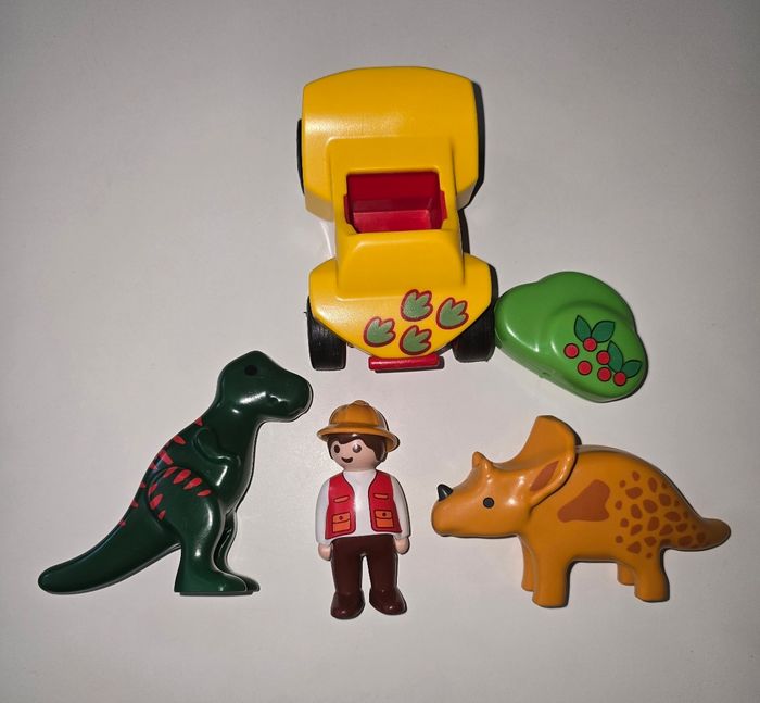 123 playmobil explorateur et dinausores 9120 complet - photo numéro 2