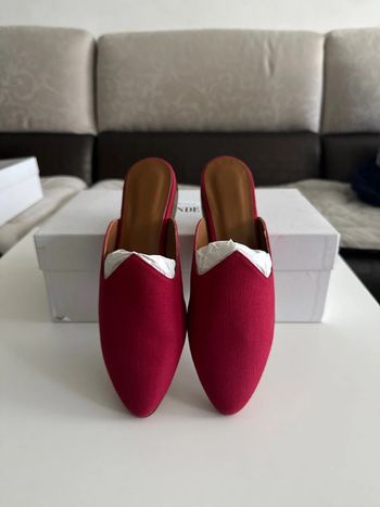 Mules Femme Rouge - Le Monde Beryl - Taille 38 - Neuf