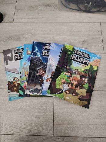 Lot de 5 Bandes dessinées Frigiel & Fluffy