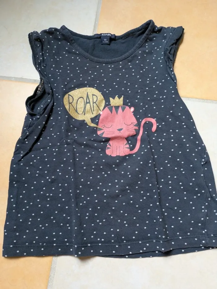 Lot vêtements fille legging haut 6 ans - photo numéro 2