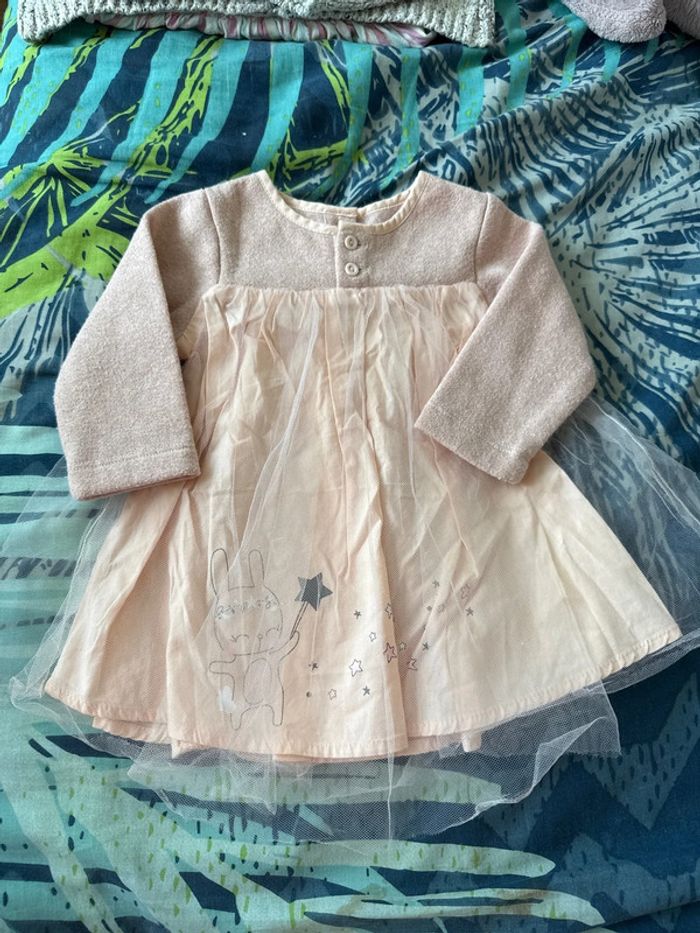 Robe Vertbaudet rose 6 mois
