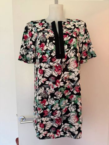 Robe fleurie avec fermeture bcbgmaxazria