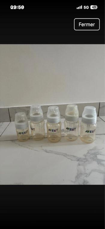 Lot de biberons