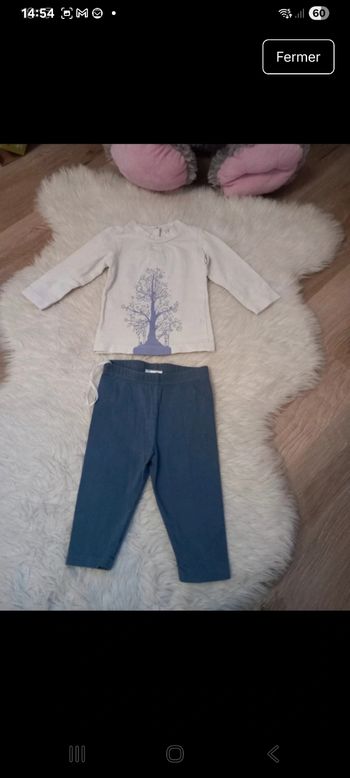 Très jolie ensemble 6 mois