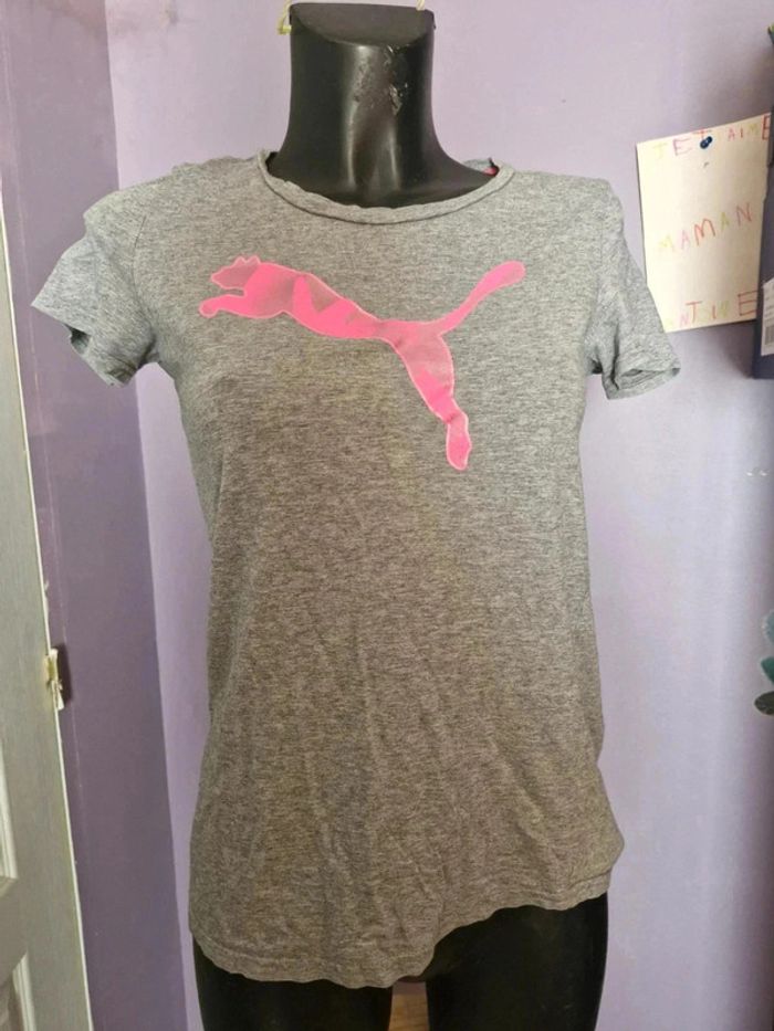 T shirt puma femme taille petit 38 - photo numéro 3