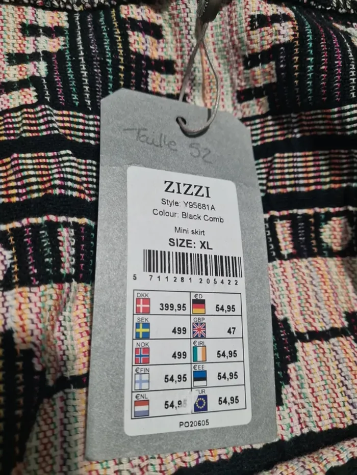 Jupe à motif graphique Zizzi - photo numéro 3