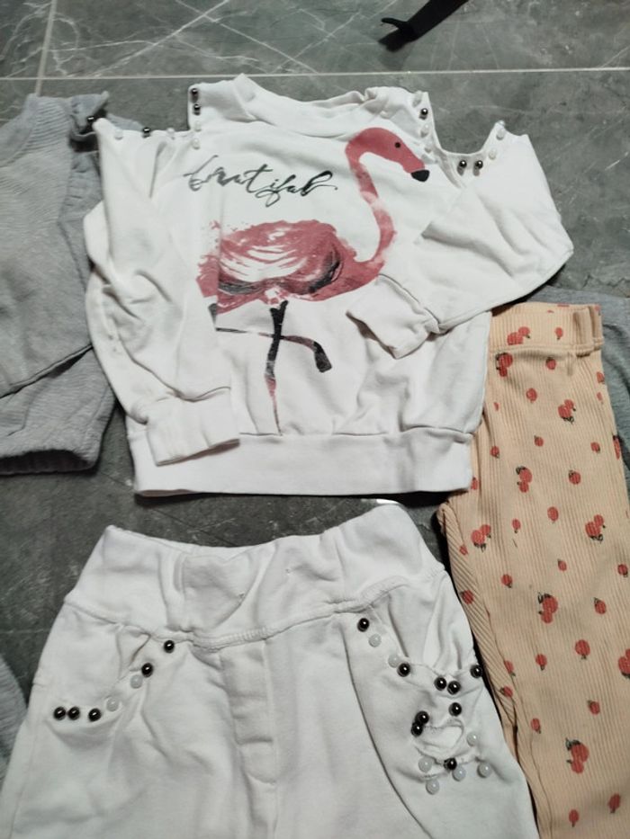 Lot vêtements 5/6 ans 110/116 fille ensemble survêtement fille - photo numéro 3