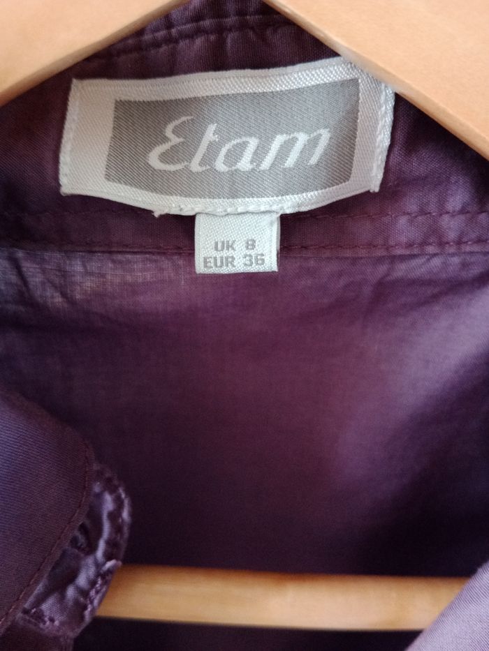 Chemise 36 Etam parme - photo numéro 4