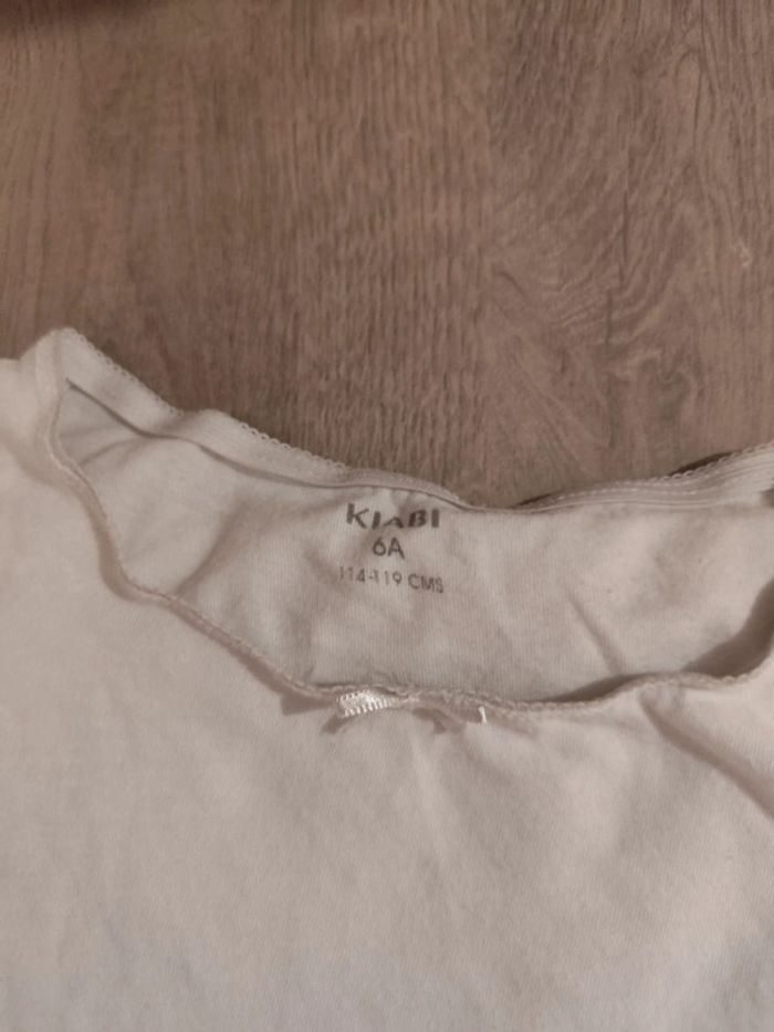 Lot de tee shirt débardeur blanc fille - photo numéro 3